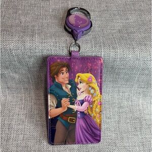 Loungefly Disney Tangled Rapunzel & Flynn Retractable Lanyard